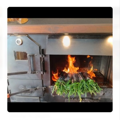 Calçotada en la barbacoa